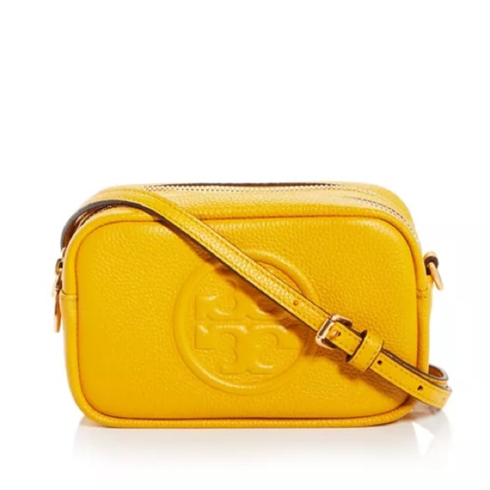 Tory Burch PERRY BOMBÉ MINI BAG, Yellow Golden Sunset